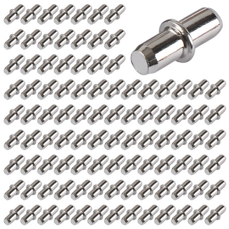 Lot de 100 Taquets d'Étagère E-Raida - Supports Modernes pour Placards