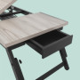 Table Pliable en Bambou pour Ordinateur Portable - Relaxdays