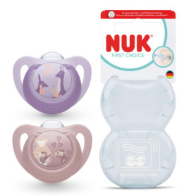 Sucettes NUK First Choice pour Enfants 18-36 Mois - Lot de 2