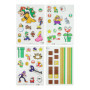 Ensemble d'Aimants Super Mario Bros - 63 Pièces Décoratives Officielles