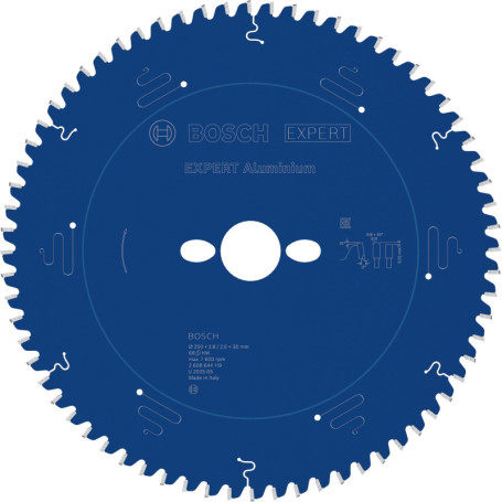 Lame de Scie Circulaire Bosch Expert Aluminium 250 mm