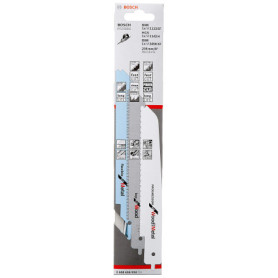 Set de Lames de Scie Sauteuse Bosch - 3 Pièces pour Bois et Métal