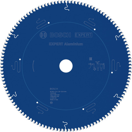 Lame de Scie Circulaire Bosch EXPERT Aluminium pour Scies Stationnaires