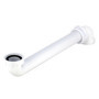 Tubulure de Lavabo Gain de Place Wirquin - Raccordement Arrière Blanc