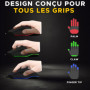 Souris Gamer Filaire The G-Lab Kult Helium Pro - 800 à 12800 DPI, Rétroéclairage LED