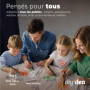 DIYIDEA Feutres Textiles Permanents Multicolores - 20 Marqueurs Non Toxiques pour Tissus