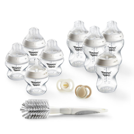 Coffret Biberons et Sucettes Natural Start Tommee Tippee - 11 Accessoires pour Nouveau-nés