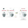 Robot Pâtissier Multifonction KitchenAid 4,3 L Blanc