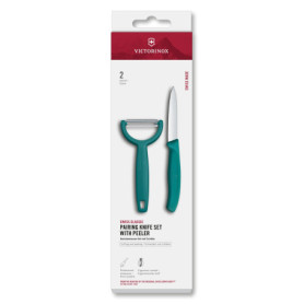 Set de Couteau à Légumes et Éplucheur Victorinox - Lames Tranchantes en Acier Inoxydable