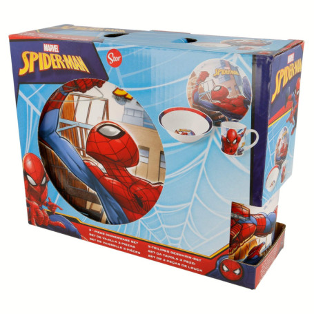 Lot de 3 Bonbonnières Spiderman dans Boîte Cadeau - Stor