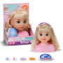 Tête à Coiffer Baby Born Carla avec Cheveux en Nylon et Accessoires