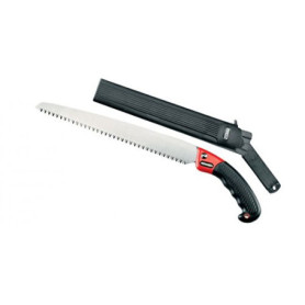 Scie à Élaguer Turbo AUSONIA avec Étui et Lame Chromée de 21 cm