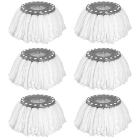 KOHAND 6 Têtes de Vadrouille Microfibre Rotatives à 360°