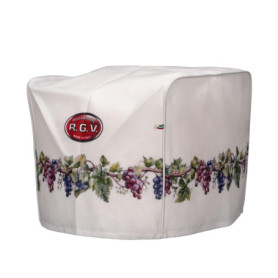 Housse Élégante pour Trancheuse RGV - Motif Raisin en Polyester Made in Italy