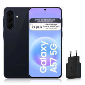 Samsung Galaxy A57 5G - Smartphone Android 256 Go avec Chargeur Rapide Inclus - Bleu Foncé