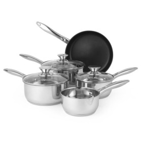 Set de Casseroles et Poêles Russell Hobbs en Acier Inoxydable - 5 Pièces