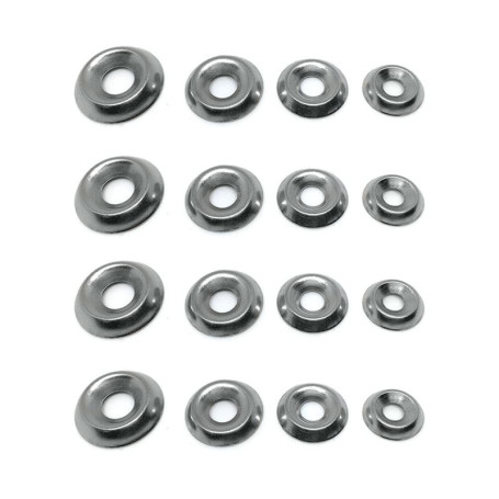 Dtaeye Rondelles en Acier Inoxydable - 200 Pièces pour Vis à Tête Fraisée