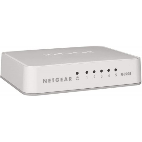 Switch Ethernet Netgear GS205 5 Ports RJ45 Gigabit