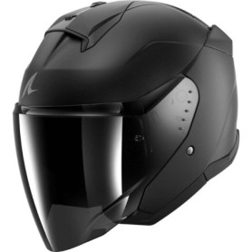 Casque Moto Jet Shark SKWAL Mat Noir - Confort et Sécurité