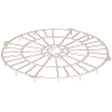 Grille de Support Kochstar pour Bocaux en Polypropylène - 35 cm, Blanc
