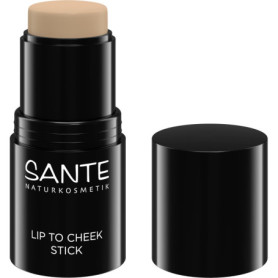 Sante Naturkosmetik Stick Multi-Usage Glow to Go - Éclat Naturel pour Joues et Lèvres