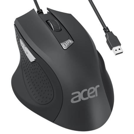 Souris Filaire Ergonomique Acer USB - Silencieuse et Précise pour PC et Mac