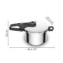 Autocuiseur Tefal Secure Trendy 4 et 6L - Cuisson Rapide et Sûre
