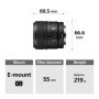 Objectif Sony SEL15F14G 15 mm F1.4 - Grand-Angle Lumineux pour Photographie et Vidéo