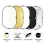 Réflecteur 5 en 1 Selens - 100x150 cm Pliable pour Photographie