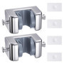 Support Adhésif pour Pommeau de Douche Alyvisun - 2 Pièces Réglables sans Perçage