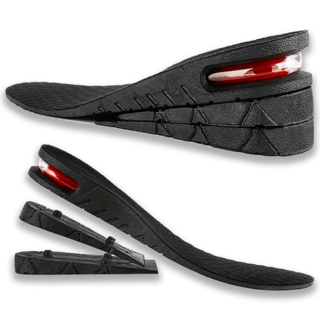 Semelles Rehaussantes Réglables avec Coussin d'Air - Confort et Hauteur Personnalisable