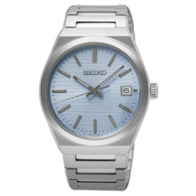 Seiko Montre Homme Analogique Élégante avec Bracelet en Acier Inoxydable