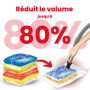 Lot de 6 Sacs Sous Vide Lavatelli 40x60 cm - Gain de Place pour Voyage et Maison