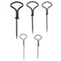 QWORK Kit de Vrilles Manuelles pour Artisanat - 5 Pièces de 1.5 à 5 mm