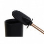 Brosse de salle de wc DKD Home Decor Noir Doré Résine (10 x 6 x 40 cm) 30,99 €