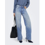 ONLY Jean à Jambe Large ONLJUICY Taille Haute Wide Leg Fit Jeans