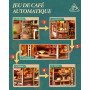ROKR Puzzle 3D Bois Café du Coin,Maquette en Bois a Construire Boîte à Musique,Cadeaux DIY Faits À La Main pour Adultes Dream Co