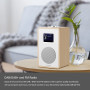 LEMEGA CR4 Radio numérique Dab/Dab+/FM avec Bluetooth,Radio Dab Portable alimentée par Le Secteur,Horloge à Deux alarmes avec Sn