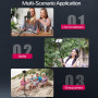 ULANZI MT-44 Perche à Selfie Bluetooth 147 cm, 2 en 1 Portable Trépied pour Smartphone Appareils Photo avec 360° Rotule, Support