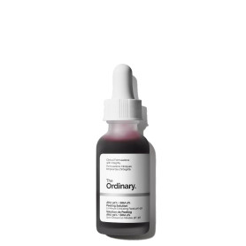 The Ordinary Solution de Peeling AHA 30% + BHA 2%, Peeling exfoliant avancé pour une peau plus éclatante, 30 ml