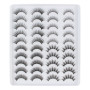 Faux Cils Naturel Court Doux 3d Faux Cil 20 paires Réutilisable à la main 4styles Epais Cat Eye Wispies Fake Lashes Multipack Mi