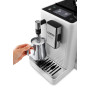 De'Longhi Rivelia EXAM440.35.W Machine à café automatique avec buse mousseur à lait interchangeable 8 boissons café en appuyant 