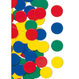 Jetons en plastique 4 couleurs par 200