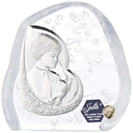 Presse-papiers en Cristal de Plomb Transparent 11,5 cm - Élégance et Raffinement