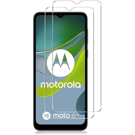 Lot de 2 Verres Trempés 9H pour Motorola Moto E13 - Protection Écran Anti-Rayures