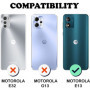 Lot de 2 Verres Trempés 9H pour Motorola Moto E13 - Protection Écran Anti-Rayures