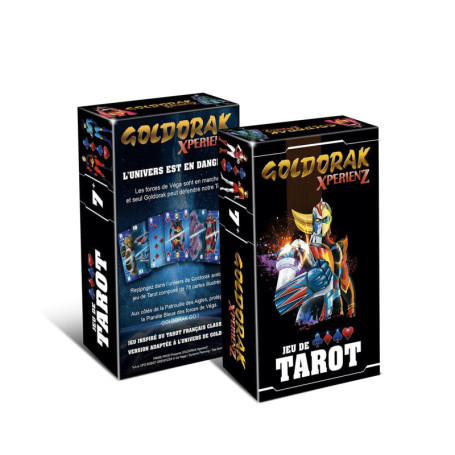 Jeu de Tarot Goldorak XperienZ - 78 Cartes Illustrées