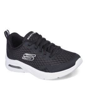Basket Skechers Garçon Microspec Max Noir - Confort et Style