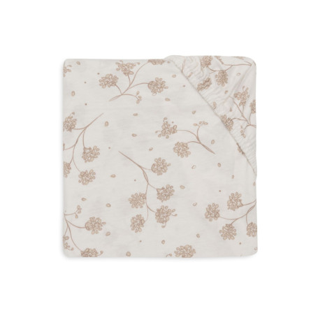 Drap-Housse Jersey Jollein Leafy Dreams pour Berceau - 40/50x80/90cm