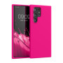 Coque Rose Fluo pour Samsung Galaxy S22 Ultra - Protection Souple en TPU